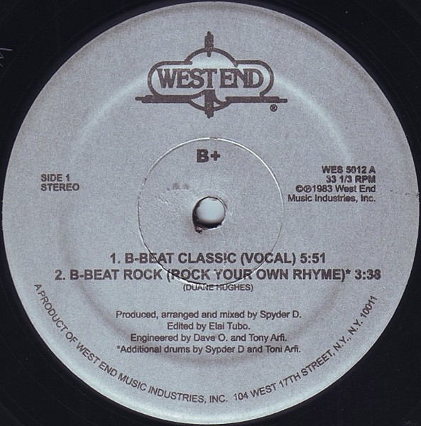 B+ - B-Beat Classic | West End Records (WES 5012)