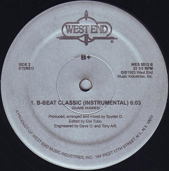 B+ - B-Beat Classic | West End Records (WES 5012) - 2