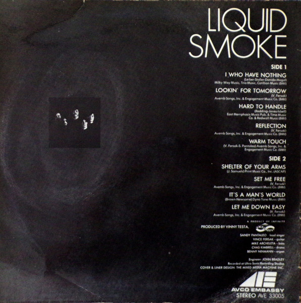 Liquid Smoke - Liquid Smoke | AVCO Embassy (AVE 33005) - 2
