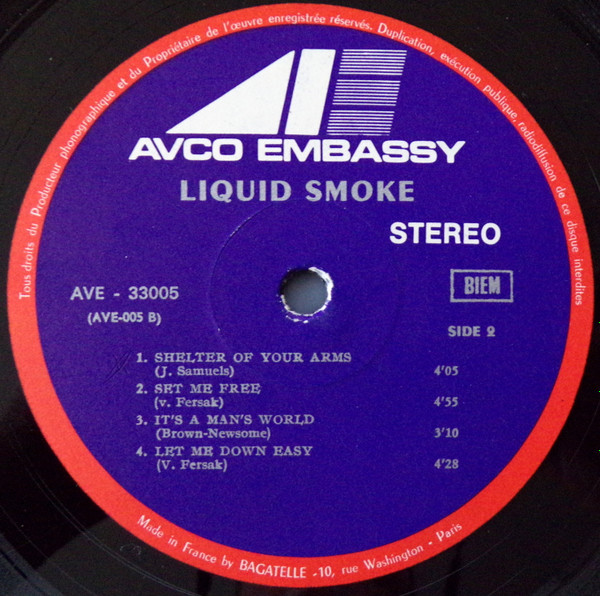 Liquid Smoke - Liquid Smoke | AVCO Embassy (AVE 33005) - 4
