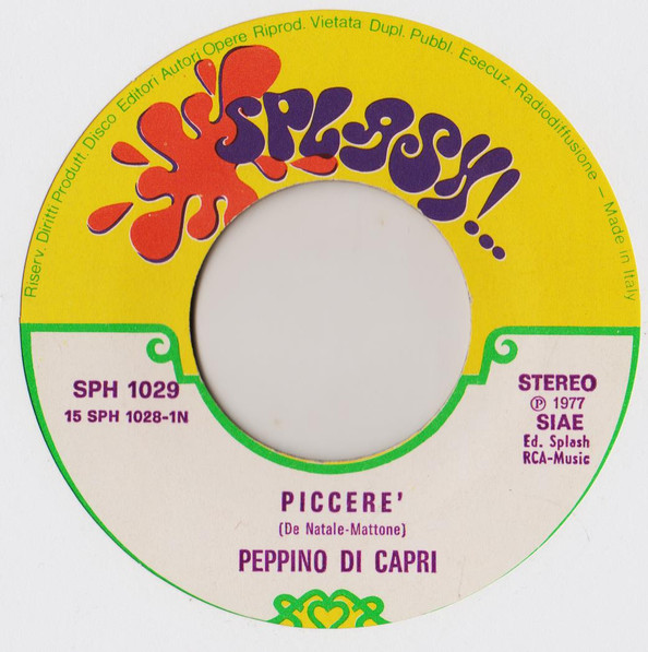Peppino Di Capri - Auguri... | Splash (SPH 1029) - 4