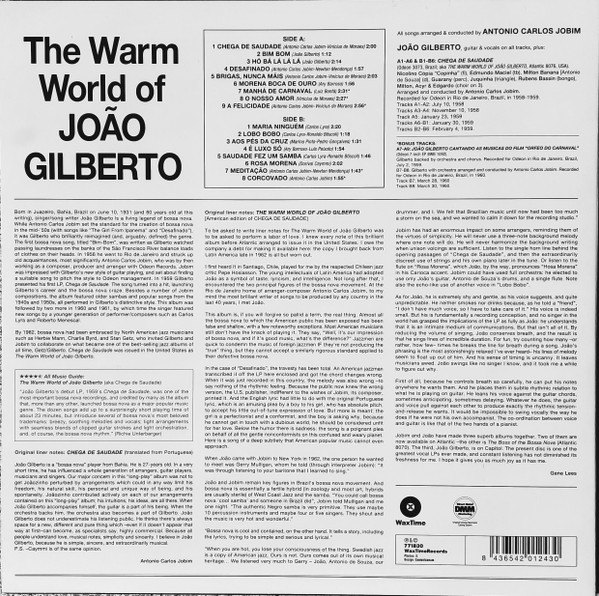 João Gilberto - The Warm World Of João Gilberto | WaxTime (771830) - main João Gilberto - The Warm World Of João Gilberto | WaxTime (771830) - main