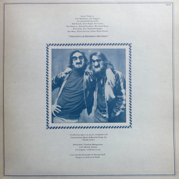 Dan Fogelberg & Tim Weisberg - Twin Sons Of Different Mothers | Epic (EPC 82774) - 3 Dan Fogelberg & Tim Weisberg - Twin Sons Of Different Mothers | Epic (EPC 82774) - 3