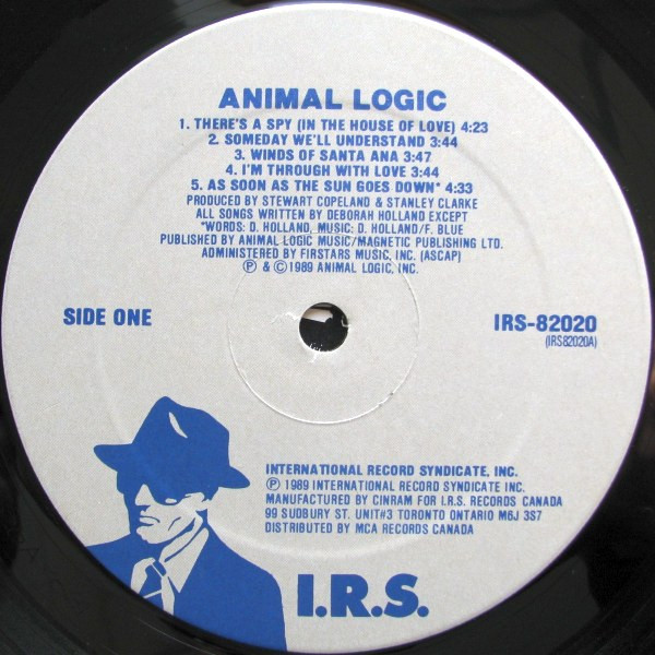 Animal Logic - Animal Logic | I.R.S. Records (IRS-82020) - 3 Animal Logic - Animal Logic | I.R.S. Records (IRS-82020) - 3