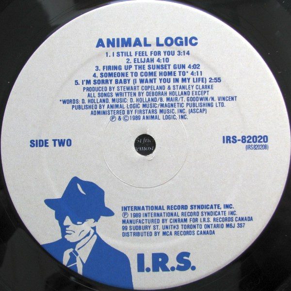 Animal Logic - Animal Logic | I.R.S. Records (IRS-82020) - 4 Animal Logic - Animal Logic | I.R.S. Records (IRS-82020) - 4