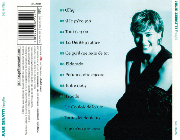 Julie Zenatti - Fragile | Columbia (COL 4987292) - 2 Julie Zenatti - Fragile | Columbia (COL 4987292) - 2