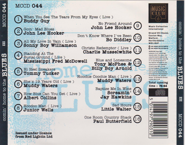 Various - Comin' Home To The Blues III | Music Club (MCCD 044) - 2