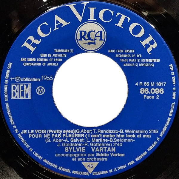 Sylvie Vartan - Cette Lettre-la | RCA Victor (86.096) - 4 Sylvie Vartan - Cette Lettre-la | RCA Victor (86.096) - 4