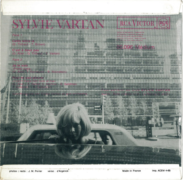 Sylvie Vartan - Cette Lettre-la | RCA Victor (86.096) - 2 Sylvie Vartan - Cette Lettre-la | RCA Victor (86.096) - 2