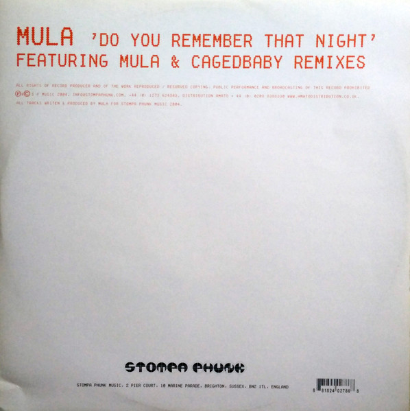 Mula - Do You Remember That Night | Stompa Phunk Music (SPMUSIC1202)