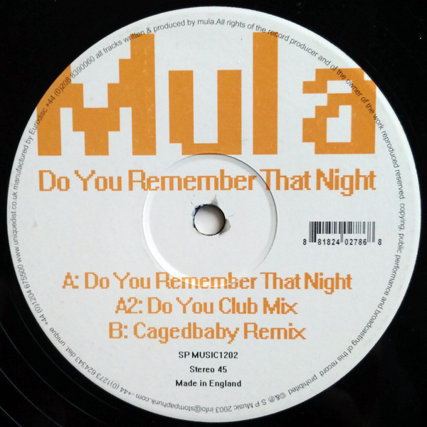 Mula - Do You Remember That Night | Stompa Phunk Music (SPMUSIC1202) - 3