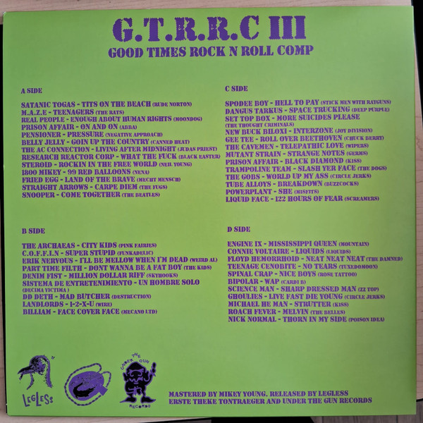 Various - G.T.R.R.C III - 2LP | Under The Gun Records (UTGR-100) - 2 Various - G.T.R.R.C III - 2LP | Under The Gun Records (UTGR-100) - 2