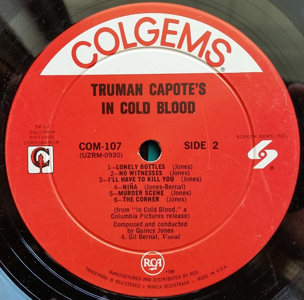 Quincy Jones - In Cold Blood | Colgems (COM-107) - 4 Quincy Jones - In Cold Blood | Colgems (COM-107) - 4