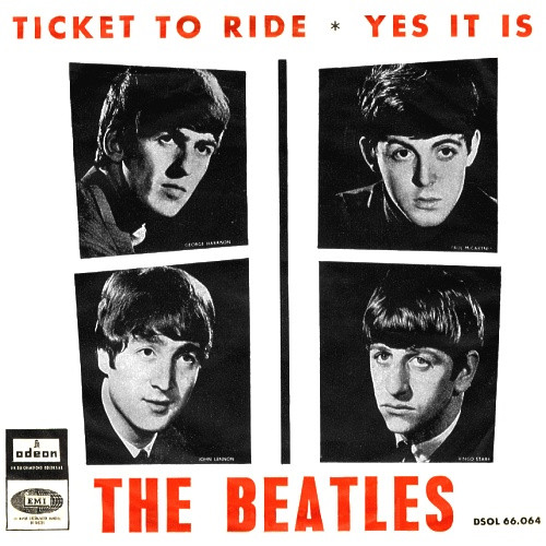 The Beatles - Ticket To Ride / Yes It Is - Vinilo 7" | Odeon (DSOL 66.064)