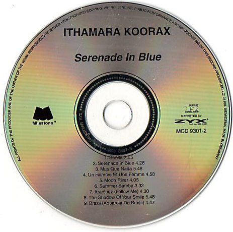 Ithamara Koorax - Serenade In Blue | Milestone (MCD-9301-2) - 2