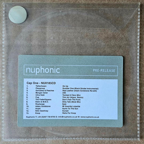 Various - Cap One | Nuphonic (Nux185cd) - 2
