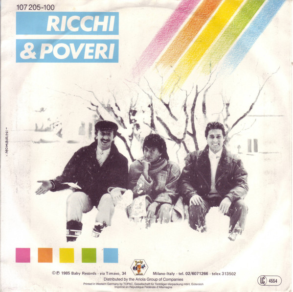 Ricchi E Poveri - Se M'Innamoro | Baby Records (107 205) - 2