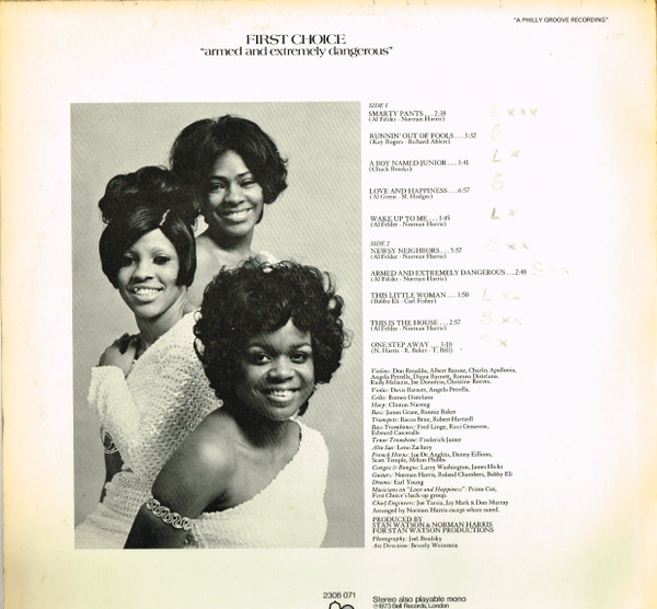 First Choice - Armed And Extremely Dangerous | Bell Records (2308 071) - 2 First Choice - Armed And Extremely Dangerous | Bell Records (2308 071) - 2