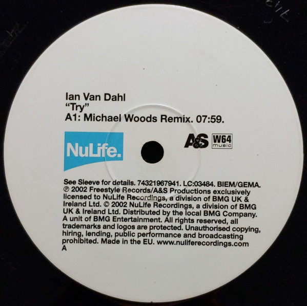 Ian Van Dahl - Try | NuLife (74321967941) - 3 Ian Van Dahl - Try | NuLife (74321967941) - 3