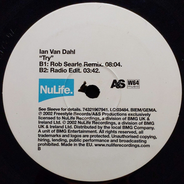 Ian Van Dahl - Try | NuLife (74321967941) - 4 Ian Van Dahl - Try | NuLife (74321967941) - 4