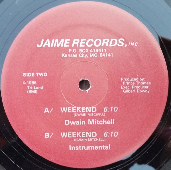 Dwain Mitchell - Weekend | Jaime Records (none) - 2 Dwain Mitchell - Weekend | Jaime Records (none) - 2