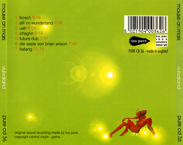 Mouse On Mars - Vulvaland | Too Pure (pure cd 36) - 2