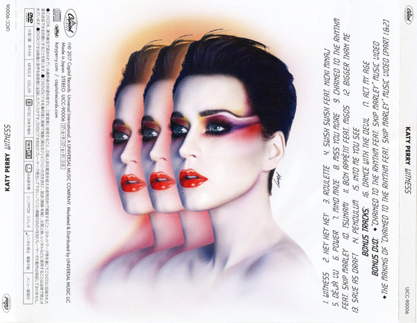 Katy Perry = Katy Perry - Witness = ウィットネス | Capitol Records (UICC-90006) - 4