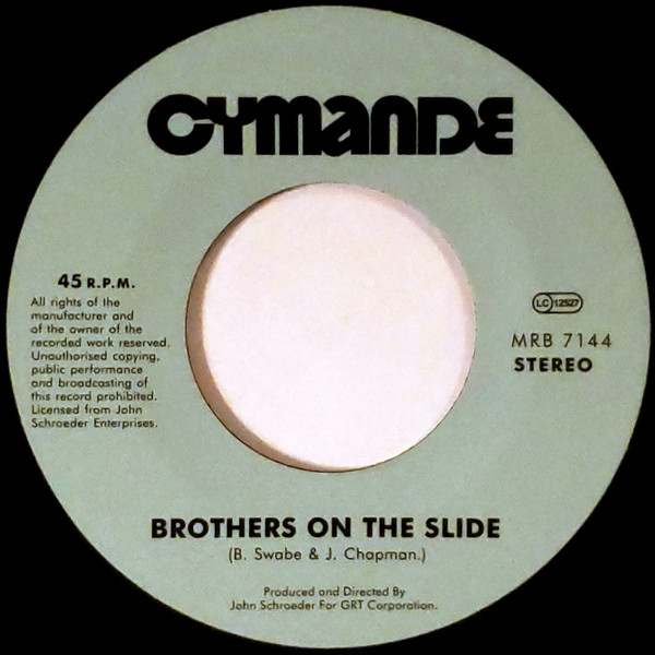 Cymande - Fug / Brothers On The Slide | Mr Bongo (MRB7144) - 2