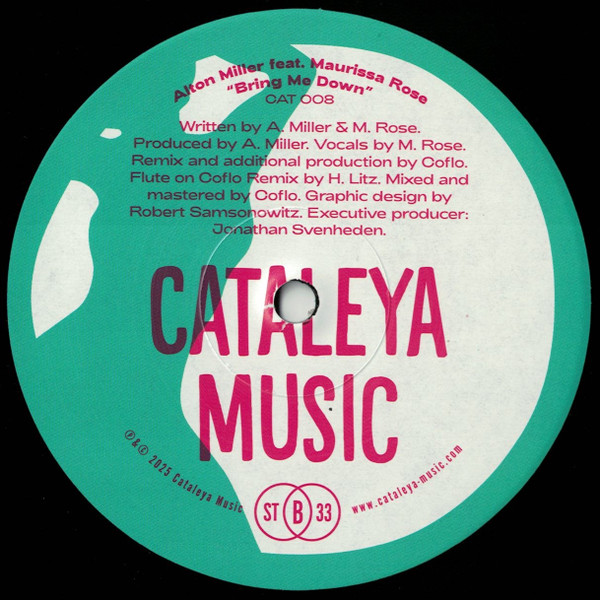Alton Miller Feat. Maurissa Rose - Bring Me Down | Cataleya Music (CAT 008) - 2 Alton Miller Feat. Maurissa Rose - Bring Me Down | Cataleya Music (CAT 008) - 2