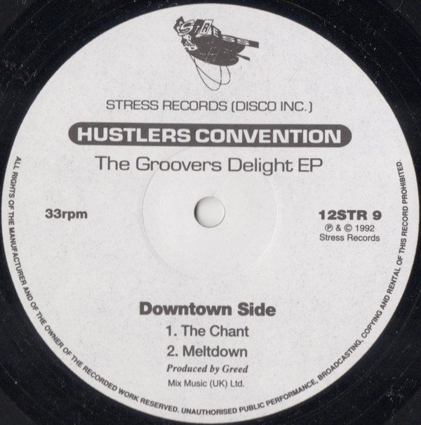 Hustlers Convention - The Groovers Delight EP | Stress Records (12STR 9) - 4 Hustlers Convention - The Groovers Delight EP | Stress Records (12STR 9) - 4