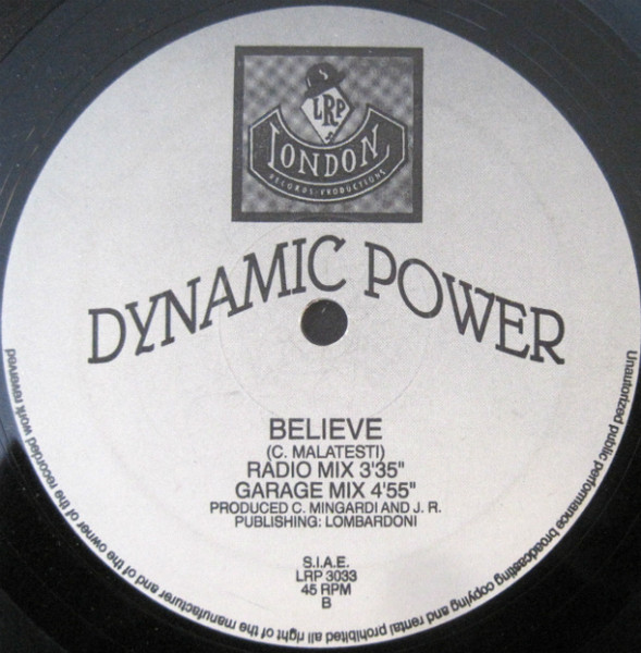 Dynamic Power - Believe | London Records Productions (LRP 3033) - 2 Dynamic Power - Believe | London Records Productions (LRP 3033) - 2