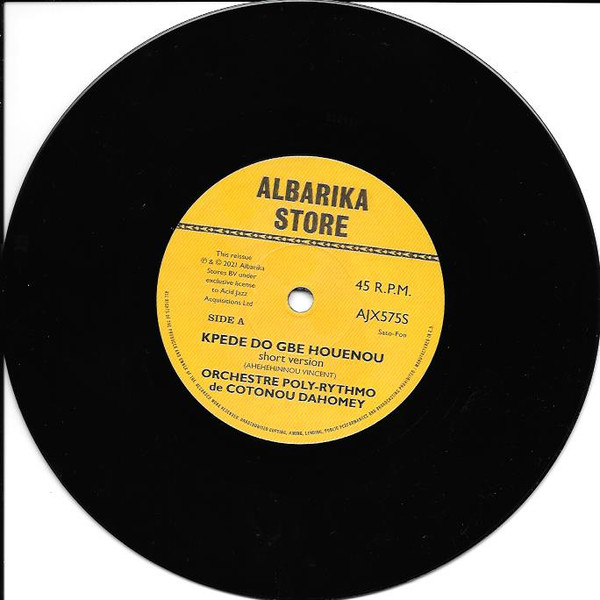 T.P. Orchestre Poly-Rythmo - Kpede Do Gbe Houenou / Ma Wa Mon Nou Mi O | Acid Jazz (AJX575S)