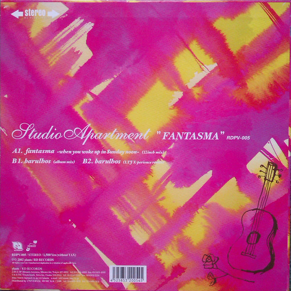 Studio Apartment - Fantasma | RD Records (RDPV-005) - 2 Studio Apartment - Fantasma | RD Records (RDPV-005) - 2