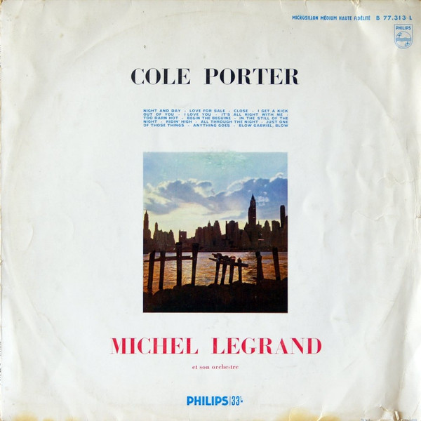 Michel Legrand Et Son Orchestre - Cole Porter | Philips (B 77.313 L) - main Michel Legrand Et Son Orchestre - Cole Porter | Philips (B 77.313 L) - main