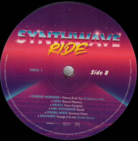 Various - Synthwave Ride | Wagram Music (3476586) - 4