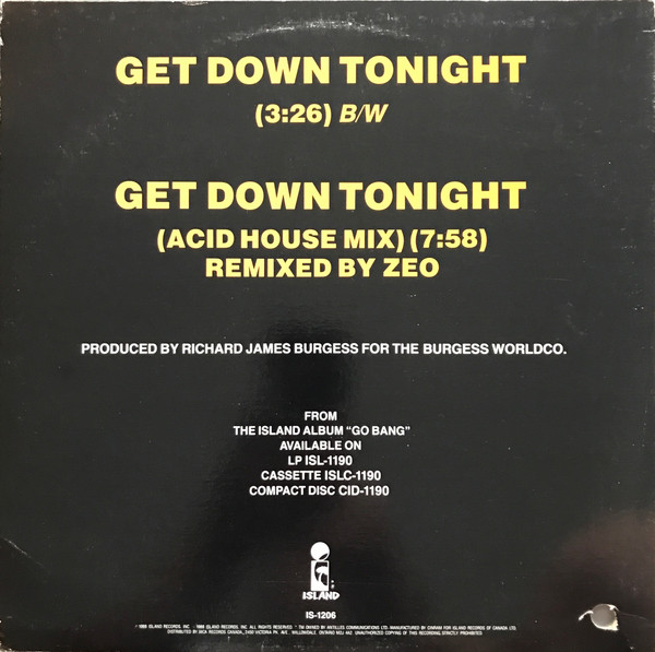 Shriekback - Get Down Tonight | Island Records (IS 1206) - 2 Shriekback - Get Down Tonight | Island Records (IS 1206) - 2