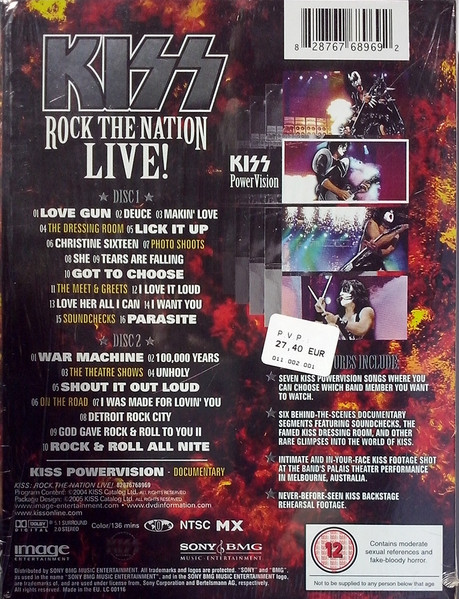 Kiss - Rock The Nation Live! | Image Entertainment (82876768969) - 2