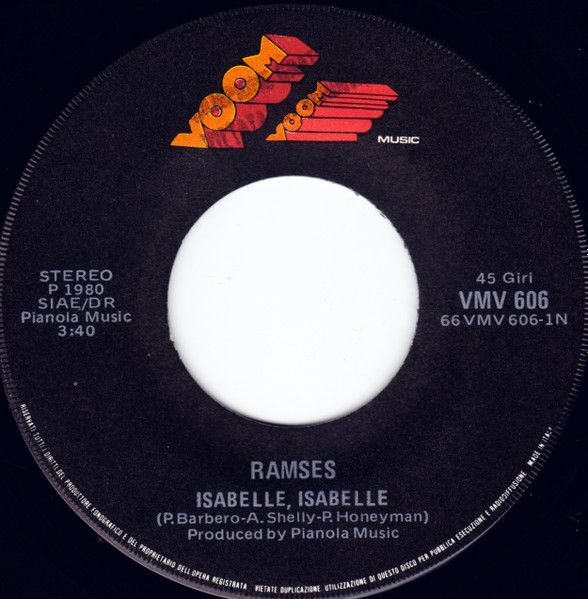 Ramses - Isabelle Isabelle | Voom Voom Music (VMV 606) - 2 Ramses - Isabelle Isabelle | Voom Voom Music (VMV 606) - 2