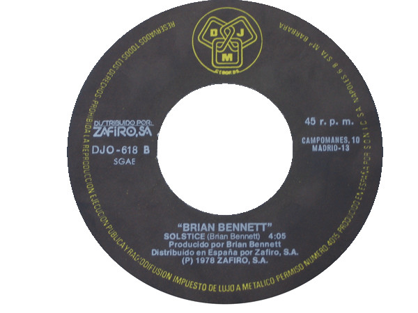 Brian Bennett - Voyage (A Journey Into Discoid Funk) | DJM Records (DJO-618) - 4 Brian Bennett - Voyage (A Journey Into Discoid Funk) | DJM Records (DJO-618) - 4