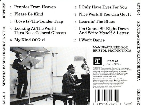 Frank Sinatra And Count Basie Orchestra - Sinatra-Basie (An Historic Musical First) | Reprise Records (927 023-2) - 2 Frank Sinatra And Count Basie Orchestra - Sinatra-Basie (An Historic Musical First) | Reprise Records (927 023-2) - 2