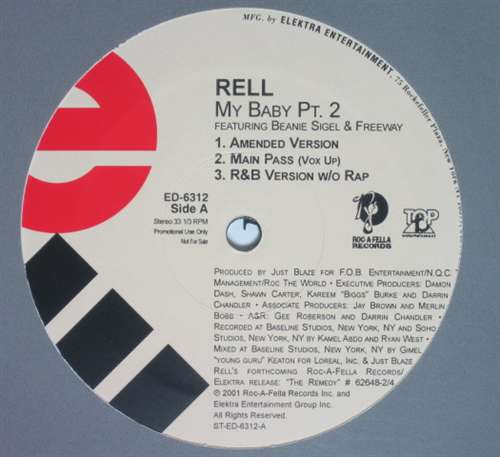 Rell - My Baby Pt. 2 | Elektra (ED-6312) - main Rell - My Baby Pt. 2 | Elektra (ED-6312) - main