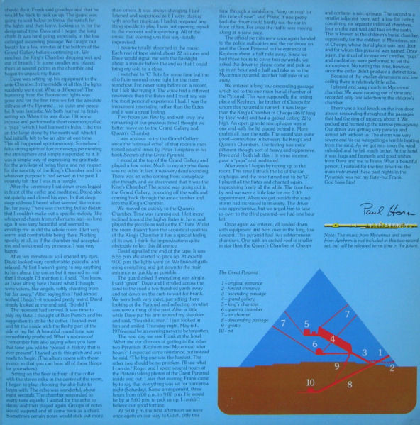 Paul Horn - Inside The Great Pyramid | Estúdio Eldorado (LP - 3.010) - 4