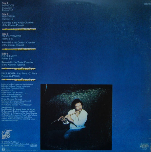 Paul Horn - Inside The Great Pyramid | Estúdio Eldorado (LP - 3.010) - 2
