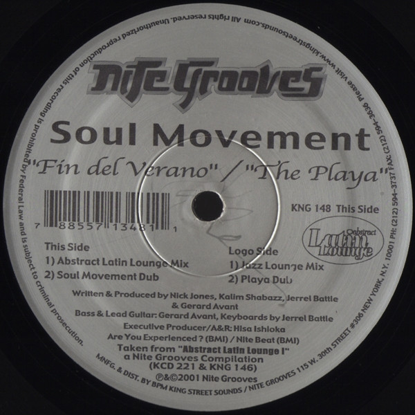 Soul Movement - Fin Del Verano / The Playa | Nite Grooves (KNG 148) - 2 Soul Movement - Fin Del Verano / The Playa | Nite Grooves (KNG 148) - 2