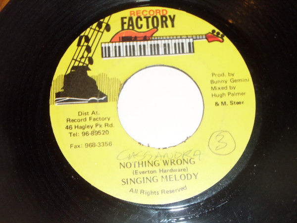 Singing Melody - Nothing Wrong | Record Factory (none) - main