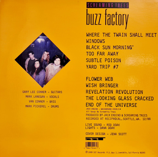 Screaming Trees - Buzz Factory | SST Records (SST 248) - 2 Screaming Trees - Buzz Factory | SST Records (SST 248) - 2