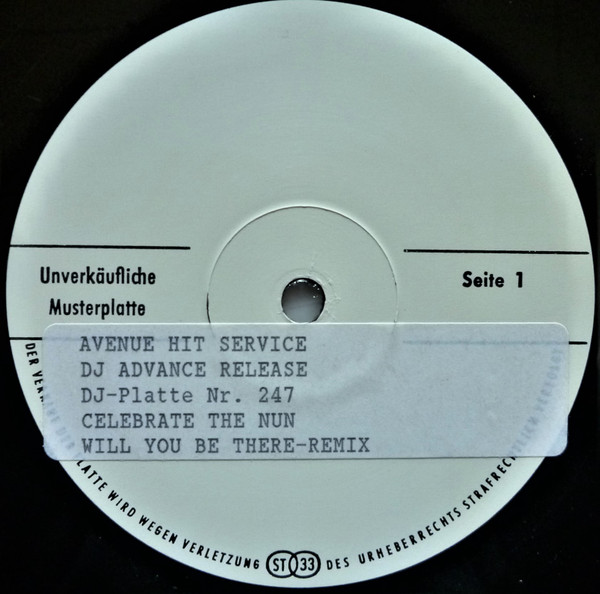 Celebrate The Nun - Will You Be There (Remix) | Westside Music (203907 6) - main Celebrate The Nun - Will You Be There (Remix) | Westside Music (203907 6) - main