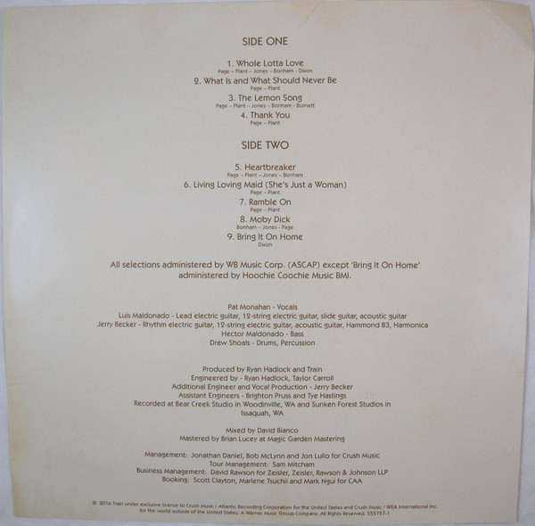Train - Train Does Led Zeppelin II | Crush Music (555757-1) - 4 Train - Train Does Led Zeppelin II | Crush Music (555757-1) - 4