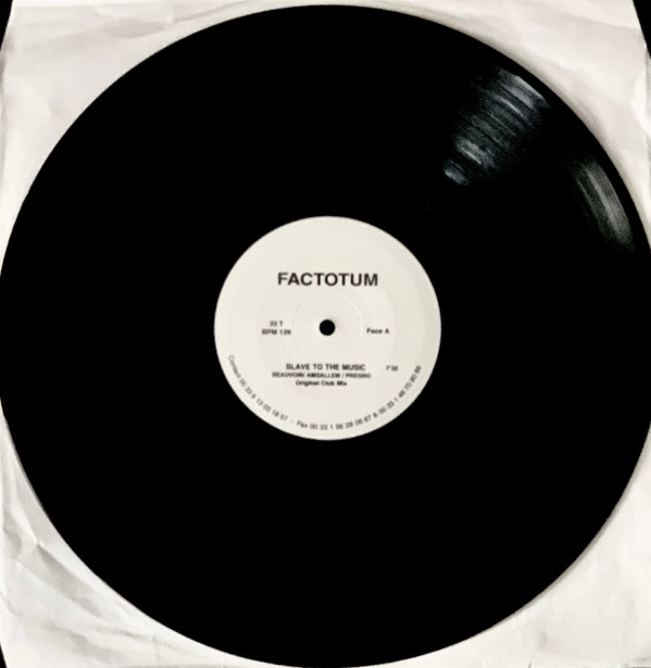 Factotum - Slave To The Music | High Society Music (HSM001)