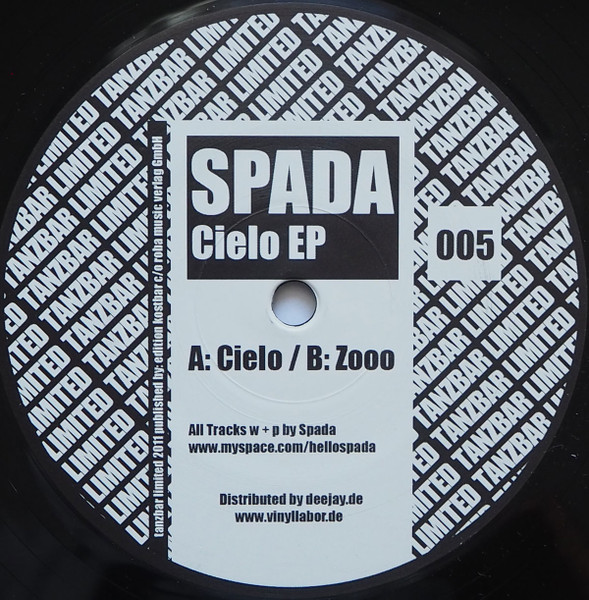 Spada - Cielo EP | Tanzbar Limited (TNZBRLTD005)